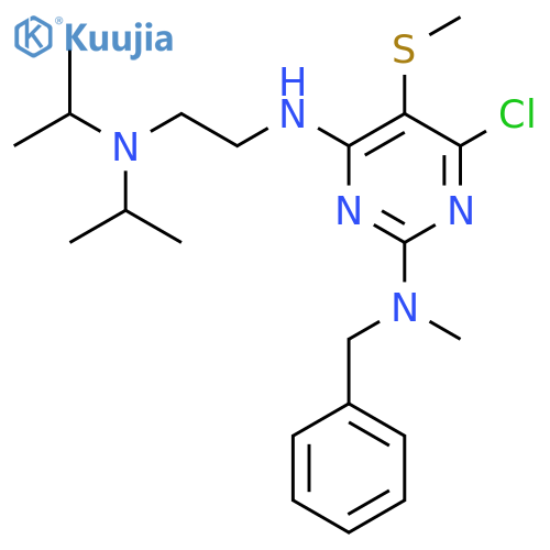 2,4-Pyrimidinediamine,N4-[2-[bis(1-methylethyl)amino]ethyl]-6-chloro-N2-methyl-5-(methylthio)-N2-(phenylmethyl)- structure