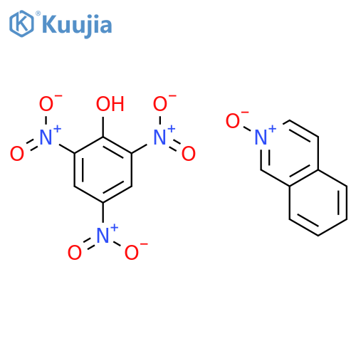 Isoquinoline, 2-oxide, compd. with 2,4,6-trinitrophenol (1:1) structure