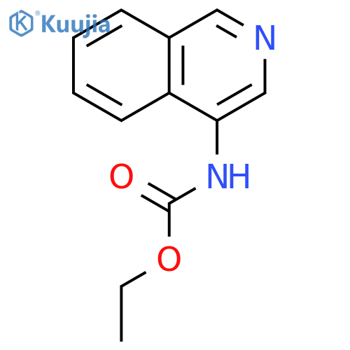 CARBAMIC ACID, 4-ISOQUINOLINYL-, ETHYL ESTER structure