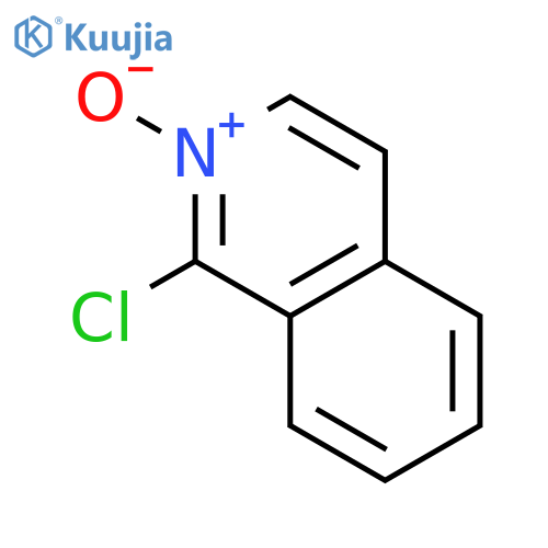 Isoquinoline, 1-chloro-, 2-oxide structure