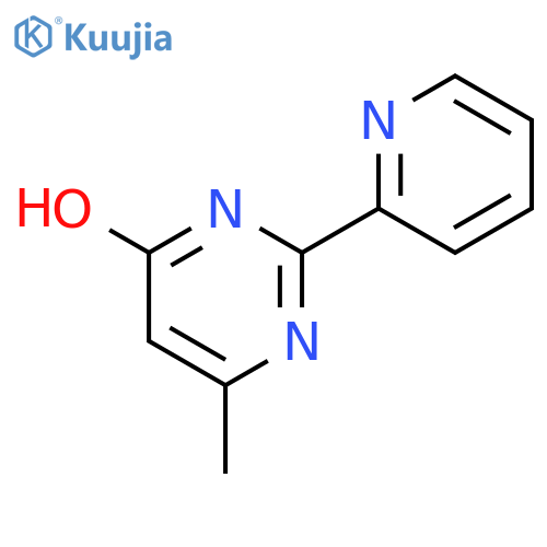 6-Methyl-2-(pyridin-2-yl)pyrimidin-4-ol structure