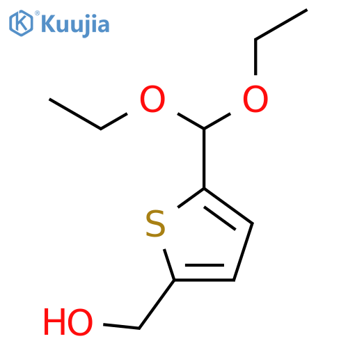 (5-(diethoxymethyl)thiophen-2-yl)methanol structure