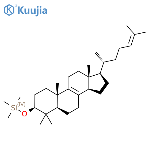 Silane, [[(3beta,5alpha)-4,4-dimethylcholesta-8,24-dien-3-yl]oxy]trimethyl- structure