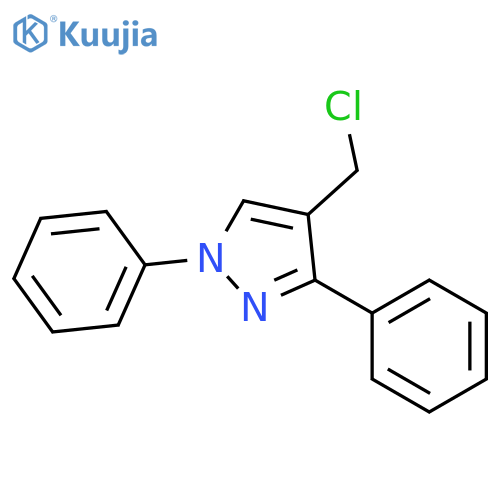 4-(Chloromethyl)-1,3-diphenyl-1H-pyrazole structure