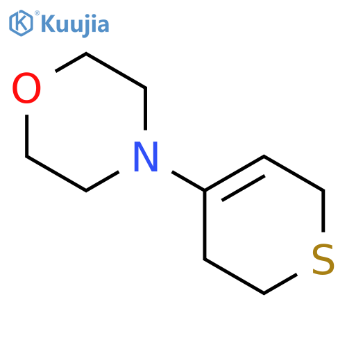 Morpholine, 4-(3,6-dihydro-2H-thiopyran-4-yl)- structure