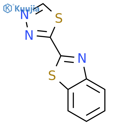 benzothiazole, 2-(1,3,4-thiadiazol-2-yl)- (9ci) structure