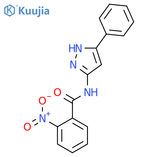 Benzamide, 2-nitro-N-(5-phenyl-1H-pyrazol-3-yl)- structure