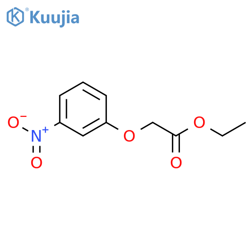 (3-nitrophenoxy) acetic acid ethyl ester structure