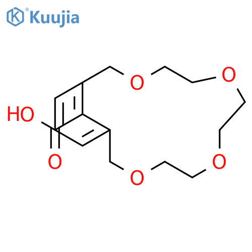3,6,9,12-TETRAOXABICYCLO[12.3.1]OCTADECA-1(18),14,16-TRIENE-18-CARBOXYLIC ACID structure