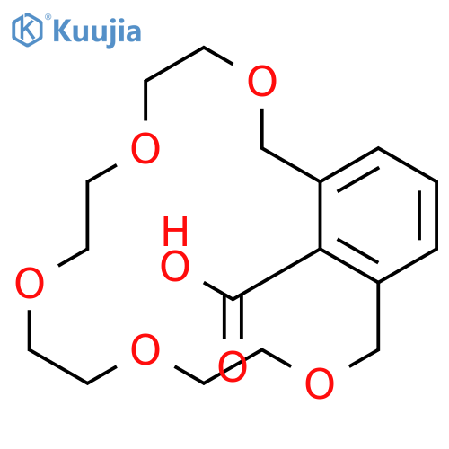 3,6,9,12,15-Pentaoxabicyclo[15.3.1]heneicosa-1(21),17,19-triene-21-carboxylic acid structure