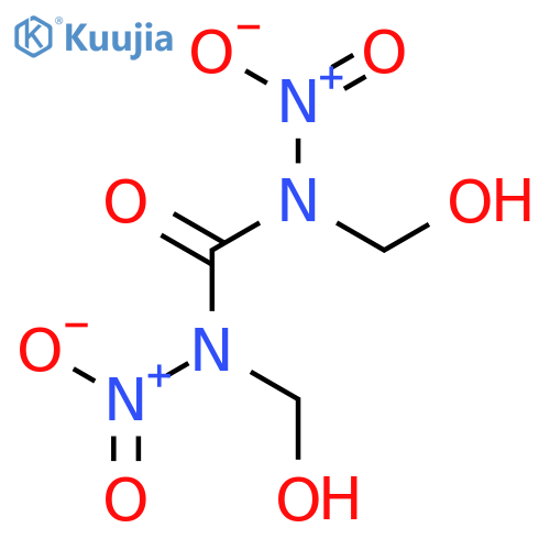 Urea, N,N'-bis(hydroxymethyl)-N,N'-dinitro- structure