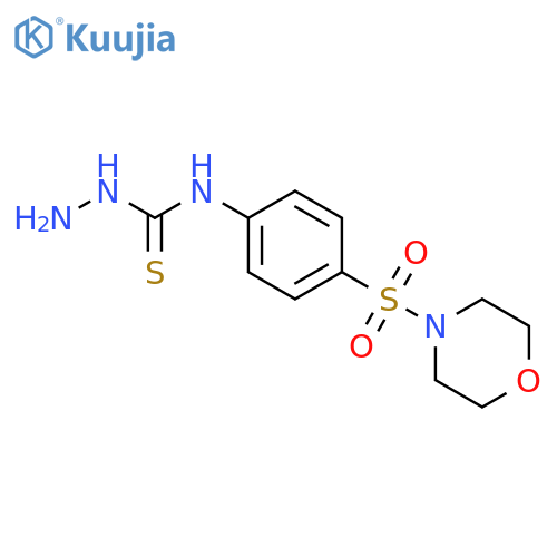 3-amino-1-[4-(morpholine-4-sulfonyl)phenyl]thiourea structure