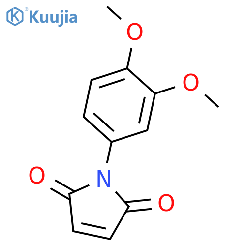 1-(3,4-Dimethoxyphenyl)-2,5-dihydro-1H-pyrrole-2,5-dione structure