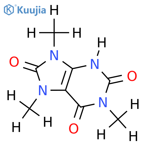 1,7,9-Trimethyluric Acid structure