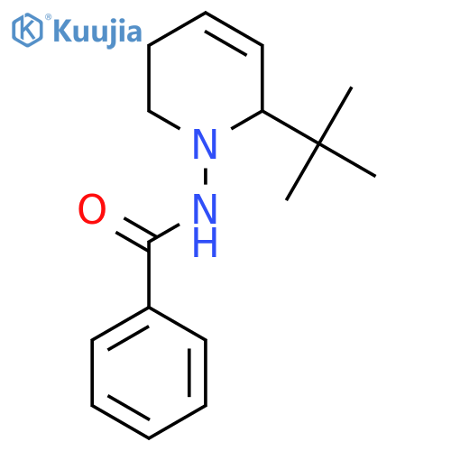 Benzamide, N-[2-(1,1-dimethylethyl)-5,6-dihydro-1(2H)-pyridinyl]- (9CI) structure