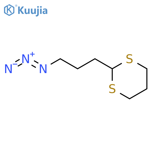 1,3-Dithiane, 2-(3-azidopropyl)- structure