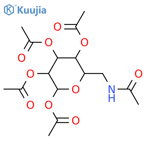 6-Amino-6-deoxyglucose; α-D-Pyranose-form, Penta-Ac structure