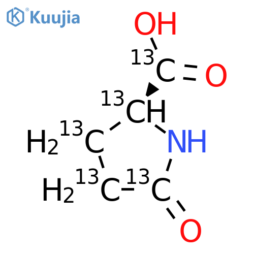 L-Pyroglutamic Acid-13C5 structure