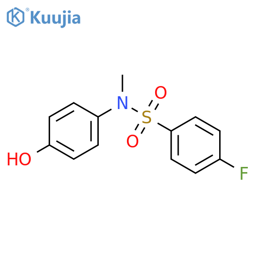 4-Fluoro-N-(4-Hydroxyphenyl)-N-Methylbenzene-1-Sulfonamide structure