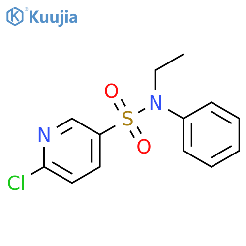 6-Chloro-N-Ethyl-N-Phenylpyridine-3-Sulfonamide structure