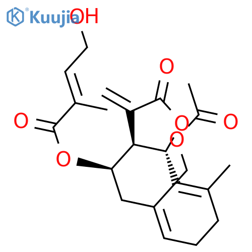 8β-(4-Hydroxytigloyloxy)ovatifolin structure