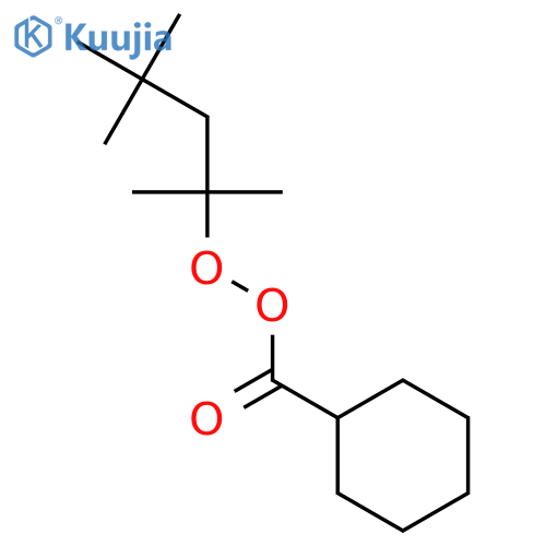 2,4,4-trimethylpentan-2-yl cyclohexanecarboperoxoate structure