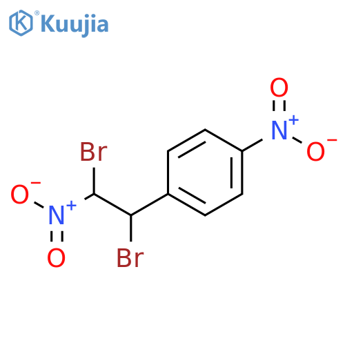 Benzene, 1-(1,2-dibromo-2-nitroethyl)-4-nitro- structure