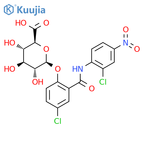 Niclosamide O-Glucuronide structure