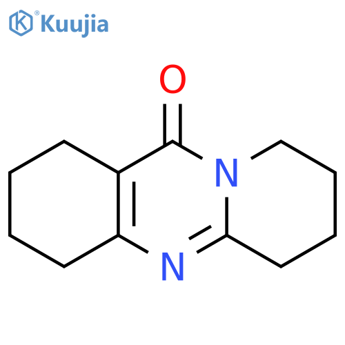 11H-Pyrido[2,1-b]quinazolin-11-one, 1,2,3,4,6,7,8,9-octahydro- structure