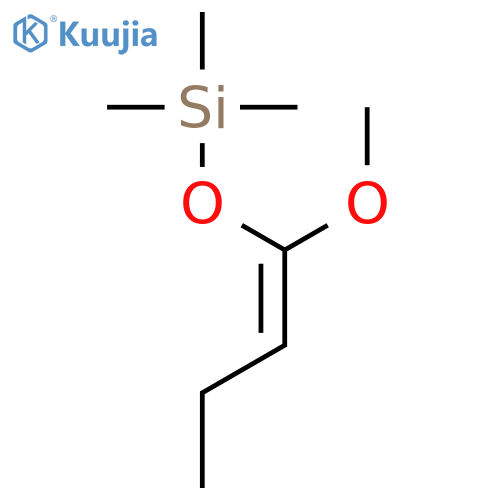 Silane, [(1-methoxy-1-butenyl)oxy]trimethyl- structure