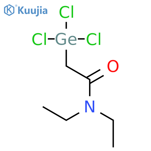 Acetamide, N,N-diethyl-2-(trichlorogermyl)- structure