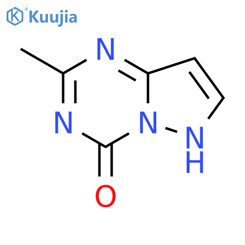 2-methyl-1H,4H-pyrazolo[1,5-a][1,3,5]triazin-4-one structure