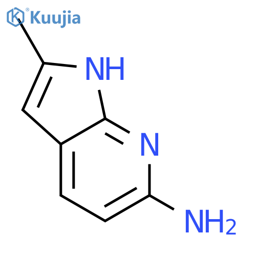 2-methyl-1H-Pyrrolo[2,3-b]pyridin-6-amine structure