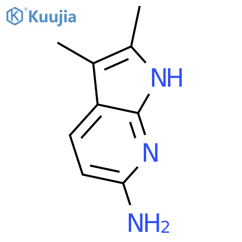 1H-Pyrrolo[2,3-b]pyridin-6-amine, 2,3-dimethyl- structure