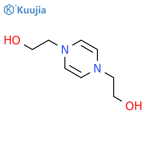 1,4-Pyrazinediethanol structure