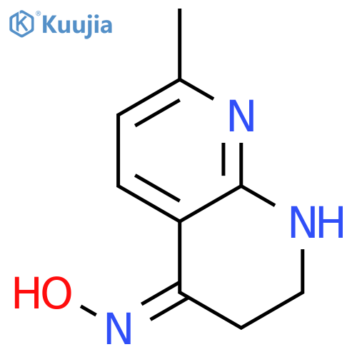 2,3-dihydro-7-methyl-1,8-Naphthyridin-4(1H)-one oxime structure