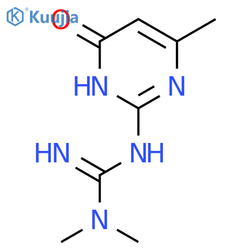 Guanidine,N'-(1,6-dihydro-4-methyl-6-oxo-2-pyrimidinyl)-N,N-dimethyl- structure