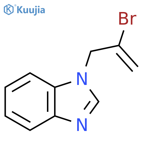 1-(2-bromoprop-2-en-1-yl)-1H-1,3-benzodiazole structure