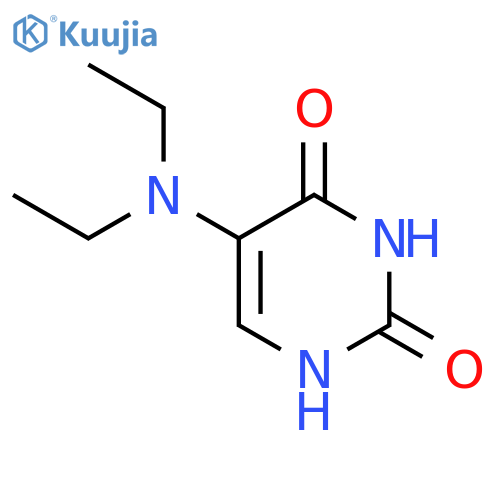 2,4(1H,3H)-Pyrimidinedione,5-(diethylamino)- structure