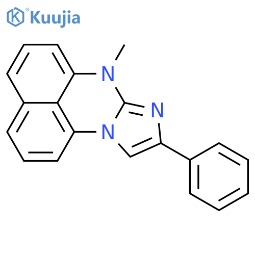 7H-IMIDAZO[1,2-A]PERIMIDINE, 7-METHYL-9-PHENYL- structure