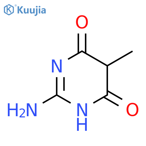 2-Amino-4,6-dihydroxy-5-methylpyrimidine structure