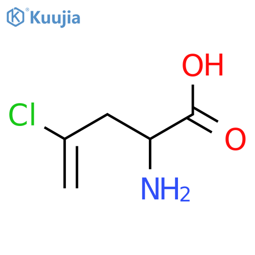 2-amino-4-chloropent-4-enoic acid structure
