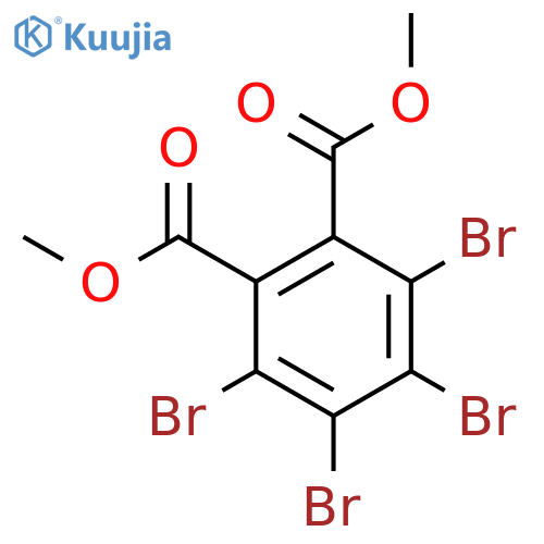 Tetrabromophthalic acid dimethyl ester structure