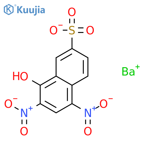 barium 8-hydroxy-5,7-dinitronaphthalene-2-sulphonate (1:1) structure