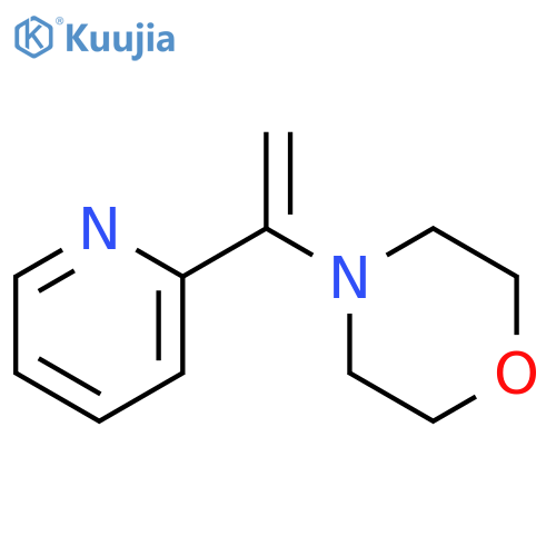 Morpholine, 4-[1-(2-pyridinyl)ethenyl]- structure