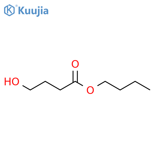 Butanoic acid, 4-hydroxy-, butyl ester structure