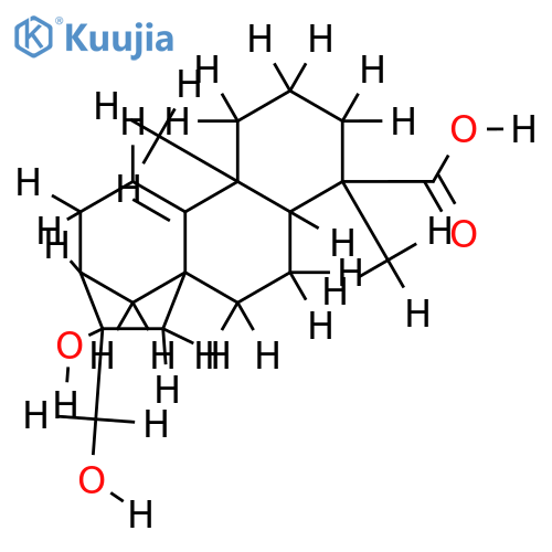 16,17-Dihydroxy-9(11)-kauren-18-saeure structure