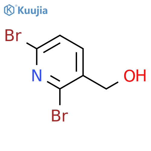 (2,6-Dibromopyridin-3-yl)methanol structure
