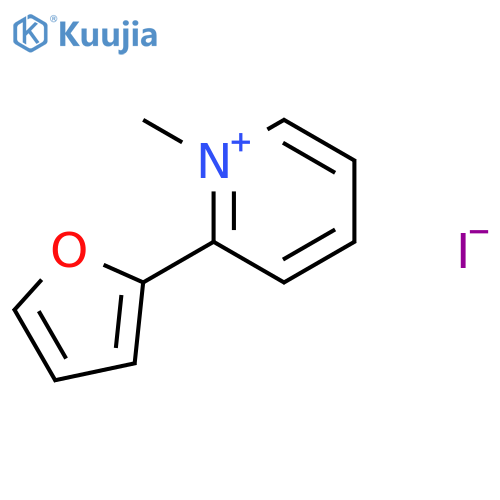 Pyridinium, 2-(2-furanyl)-1-methyl-, iodide structure