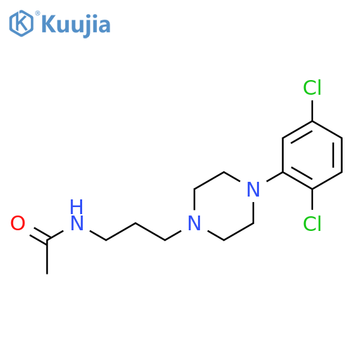 Acetamide,N-[3-[4-(2,5-dichlorophenyl)-1-piperazinyl]propyl]- structure